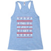 emo gothic ugly christmas sweater. Racerback Tank