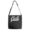 cali black logo Adjustable Strap Totes