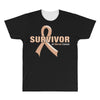 Survivor Of Uterine Cancer All Over Men's T-shirt