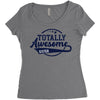 Totally Awesome Sister Women's Triblend Scoop T-shirt