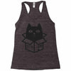 cats love boxes Racerback Tank
