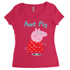 peppa pig aunt pig Women's Triblend Scoop T-shirt