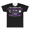 I Love Someone with Gynecologic Cancer to The Moon and Back All Over Men's T-shirt
