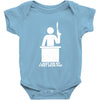 i just did my first desk pop Baby Onesie
