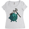 dungeons and dragons dice Women's Triblend Scoop T-shirt