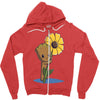 green thumb Zipper Hoodie