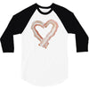 bacon heart 3/4 Sleeve Shirt