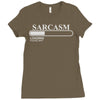 sarcasm loading please wait Ladies Fitted T-Shirt