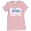 this is what an awesome plumber looks like Ladies Fitted T-Shirt