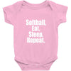 Softball Life Baby Onesie