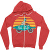 ride and surf Zipper Hoodie