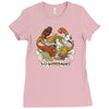 i heart dinosaur Ladies Fitted T-Shirt