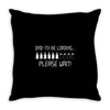 dad to be loading please wait new Throw Pillow
