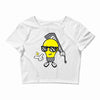 light blub guy Crop Top