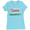 Who Needs Santa When You Have Grandpa? Ladies Fitted T-Shirt