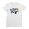 nasty woman vs trump Ladies Fitted T-Shirt