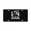 nurse lama License Plate