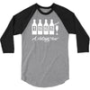bottles 1965   mens funny 3/4 Sleeve Shirt