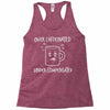 over caffeinated Racerback Tank