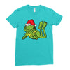 kermit christmas Ladies Fitted T-Shirt