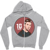messi top Zipper Hoodie