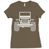 jeep wrangler Ladies Fitted T-Shirt