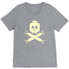 plastic block pirates V-Neck Tee