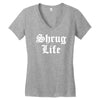 shrug life Women's V-Neck T-Shirt