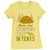 dude that camp trip in tents funny Ladies Fitted T-Shirt