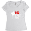 RED PAINBALL Women's Triblend Scoop T-shirt