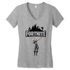 fortnite dab Women's V-Neck T-Shirt