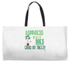 weed plant funny tee shirt 420 cannabis pot marijuana stoner gag addic Weekender Totes