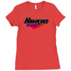 hawkins av club Ladies Fitted T-Shirt
