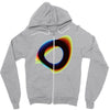 orbital wonky style Zipper Hoodie