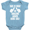 this is what an amazing auntie looks like Baby Onesie