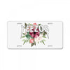 Yeezus with Flowers License Plate