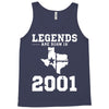 legends are born in 2001 hoodie 9 Tank Top