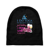 yoga and wine Baby Beanies
