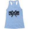 never surrender 2 Racerback Tank
