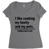 i like cooking Women's Triblend Scoop T-shirt