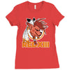 cosmo canyon reds Ladies Fitted T-Shirt