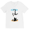 infinite loop V-Neck Tee