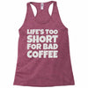 new coffee lovers Racerback Tank