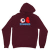 i heart zombies scary eye bloody heart halloween Unisex Hoodie