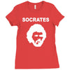 socrates brazil 70s football world cup legend retro Ladies Fitted T-Shirt