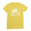 sea turtle cat Ladies Fitted T-Shirt