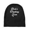 bride's drinking team diamond ring bachelorette Baby Beanies