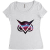 black Women's Triblend Scoop T-shirt
