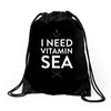 i need vitamin sea Drawstring Bags