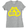 rock on Ladies Fitted T-Shirt